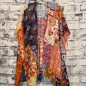 Raj- Colorful and patterned Open cardigan